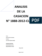 Caso Casacion 1888-2012-Cusco Informe