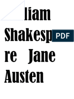 William Shakespeare   Jane Austen.pdf