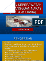 ASUHAN KEPERAWATAN BAYI GANGGUAN NAPAS (RDS & ASFIKSIA