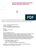 Contoh Surat Permohonan Menjadi Pemateri Seminar _ Pelatihan Acara Kegiatan Himpunan Mahasiswa