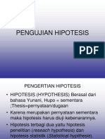 Pengujian Hipotesis