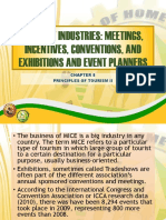 Support Industries: Meetings, Incentives, Conventions, and Exhibitions and Event Planners