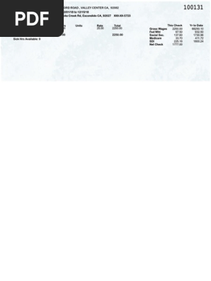 paystub