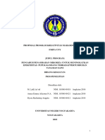 Format Proposal PKM 70 Judul Edit