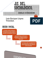 Las Reglas Del Método Sociológico 