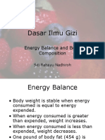 Dasar Ilmu Gizi: Energy Balance and Body Composition