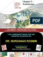 (Slide - DR Norzanah) Chapter 5 Transformer