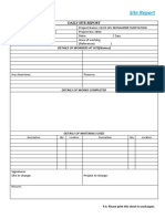 Site Daily Report PDF