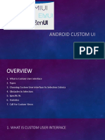 Android Custom UI