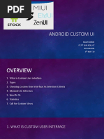 Android Custom UI