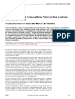 Competition and Competition Policy in The Austrian Electricity Market