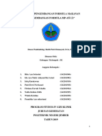 Laporan Pengembangan Formula Makanan Mpasi 2