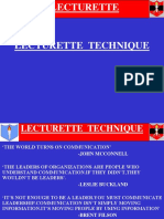 Lecturette Technique