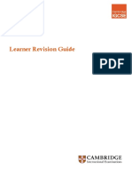 Learner Revison Guide