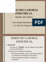 Derecho Laboral Individual