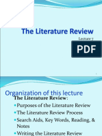 ERM the Literature Review Unit II