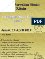 Tata Ibadah Perwalian 19 April 2019
