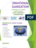 International Organization: Utkal University, Bhubaneswar