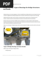 Bridge Bearings - Types of Bearings For Bridge Structures and Details PDF