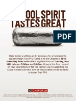 Chipotle Fundraiser May 2019