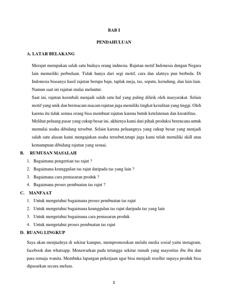 Tas Rajut Fix Pdf