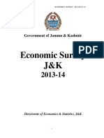 J&K EconomicSurvey 2013-2014 PDF