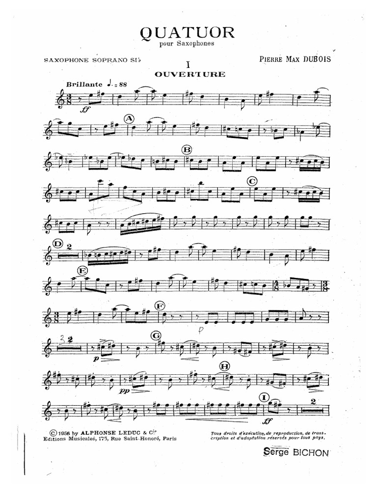 4.99-Quatuor, Pierre Max Dubois PDF | PDF