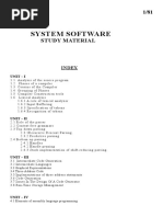 System Software Notes