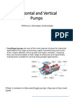 Horizontal and Vertical Pumps