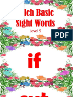 Dolch Basic Sight Words Level 5