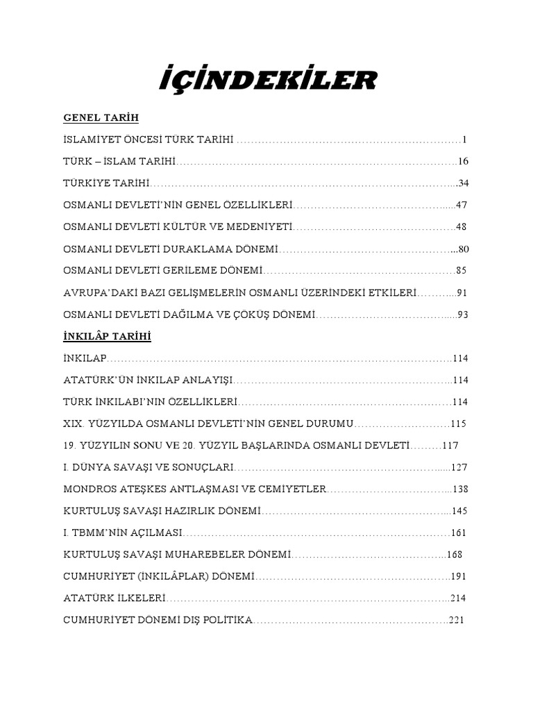 Kpss Tarih Notlari 2012 Pdf