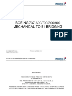 Boeing 737 Mechanical to B1 Bridging Training Guide