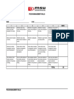 Rubrics for Reflection