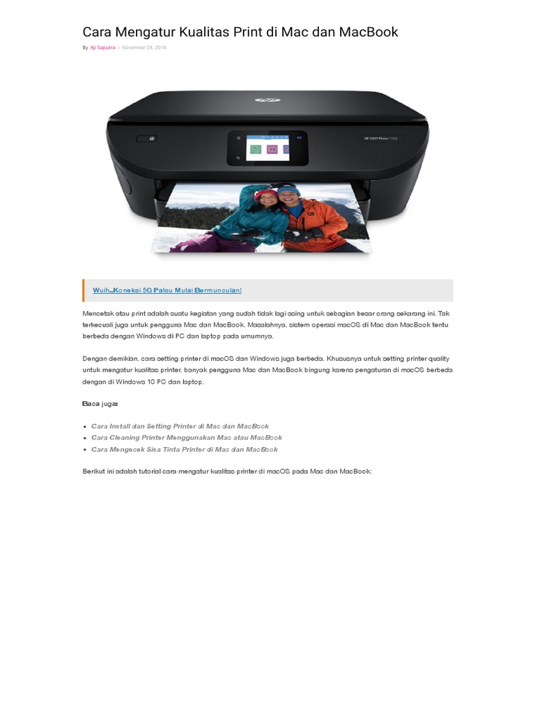 printer untuk macbook