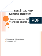 Needle Stick and Sharps Injuries