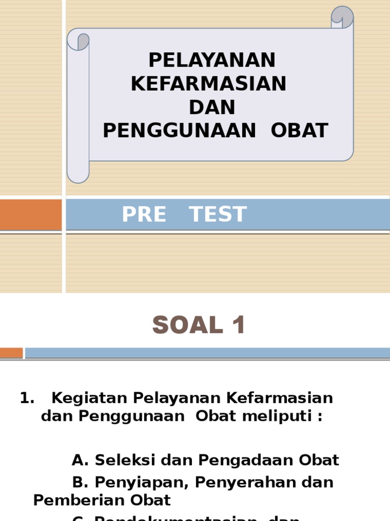 Pre Test Dan Post Test Pkpo