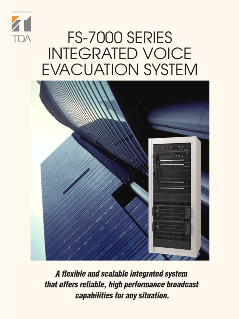 TOA Voice Evacuation Amplifier Power Supply