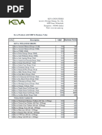 MRP & BP List - KEVA