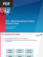 R12 - Multi Org Access Control Finance Track: Date: February 18 2008 Location:Hyderabad