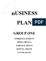 Business Plan: Group One