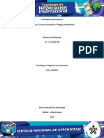 Evidencia 3 Cuadro Comparativo "Riesgos Profesionales"