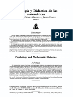Psicología y Didáctica de Las Matemáticas PDF