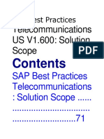 SAP Best Practices: Telecommunications US V1.600: Solution Scope