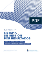 Presupuesto orientado a resultados