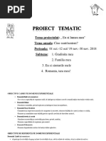 Proiect Tematic EU SI LUMEA MEA