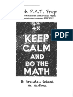 transformations in the cartesian plane - solutions