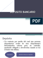  DEPOSITO BANCARIO