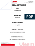Tarea 1 y 2 de Ingles PDF