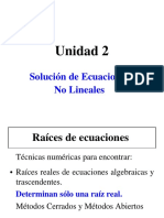 Unidad 02 - Raices de Ecuaciones PDF