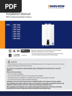 Navien NPE Installation Manual (English) PDF | PDF | Water Heating | Hvac
